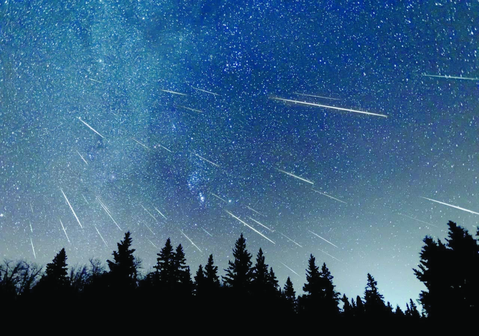Chuva de meteoros é a mais abundante
