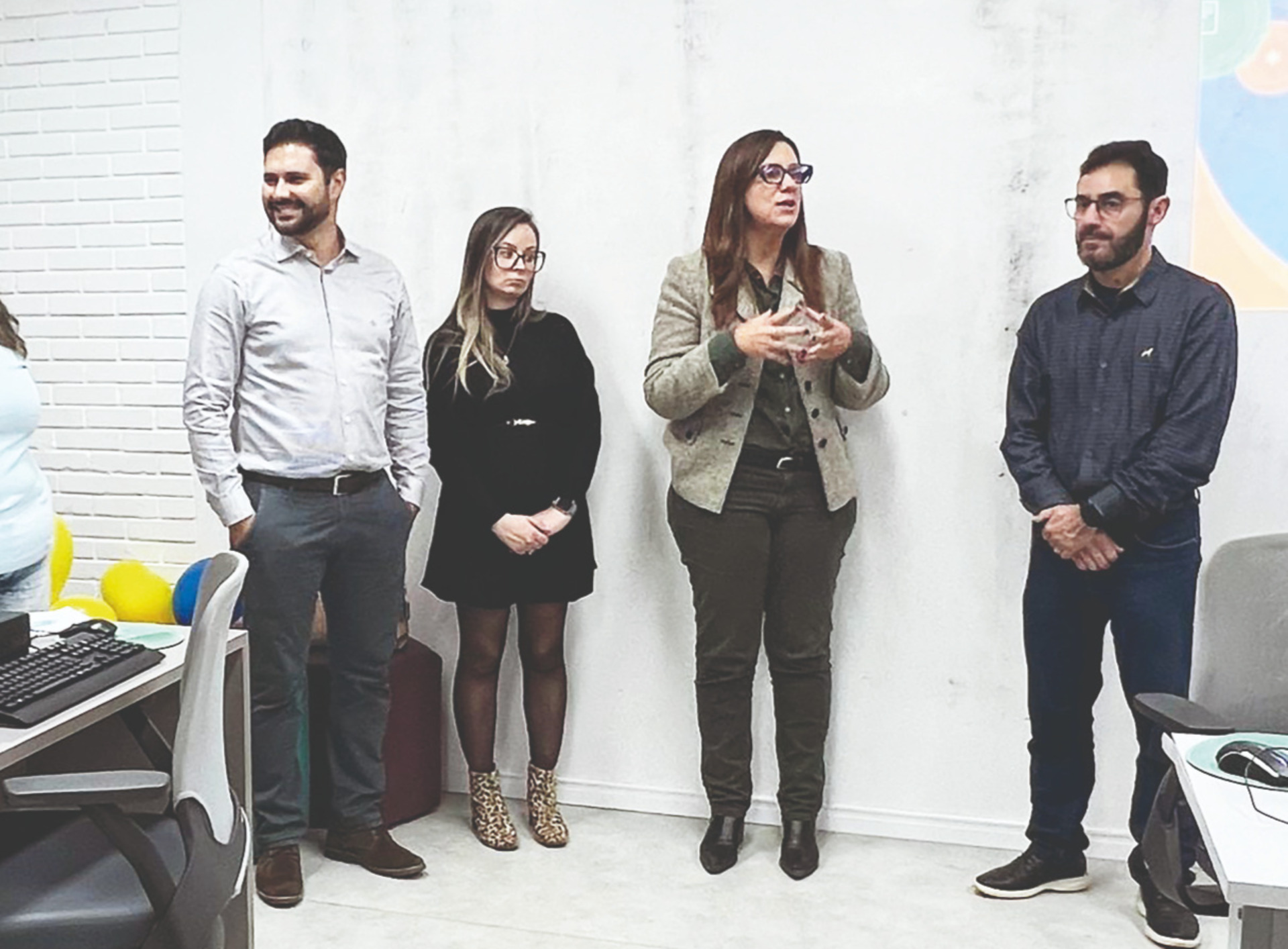 A aula inaugural ocorreu nesta segunda-feira.