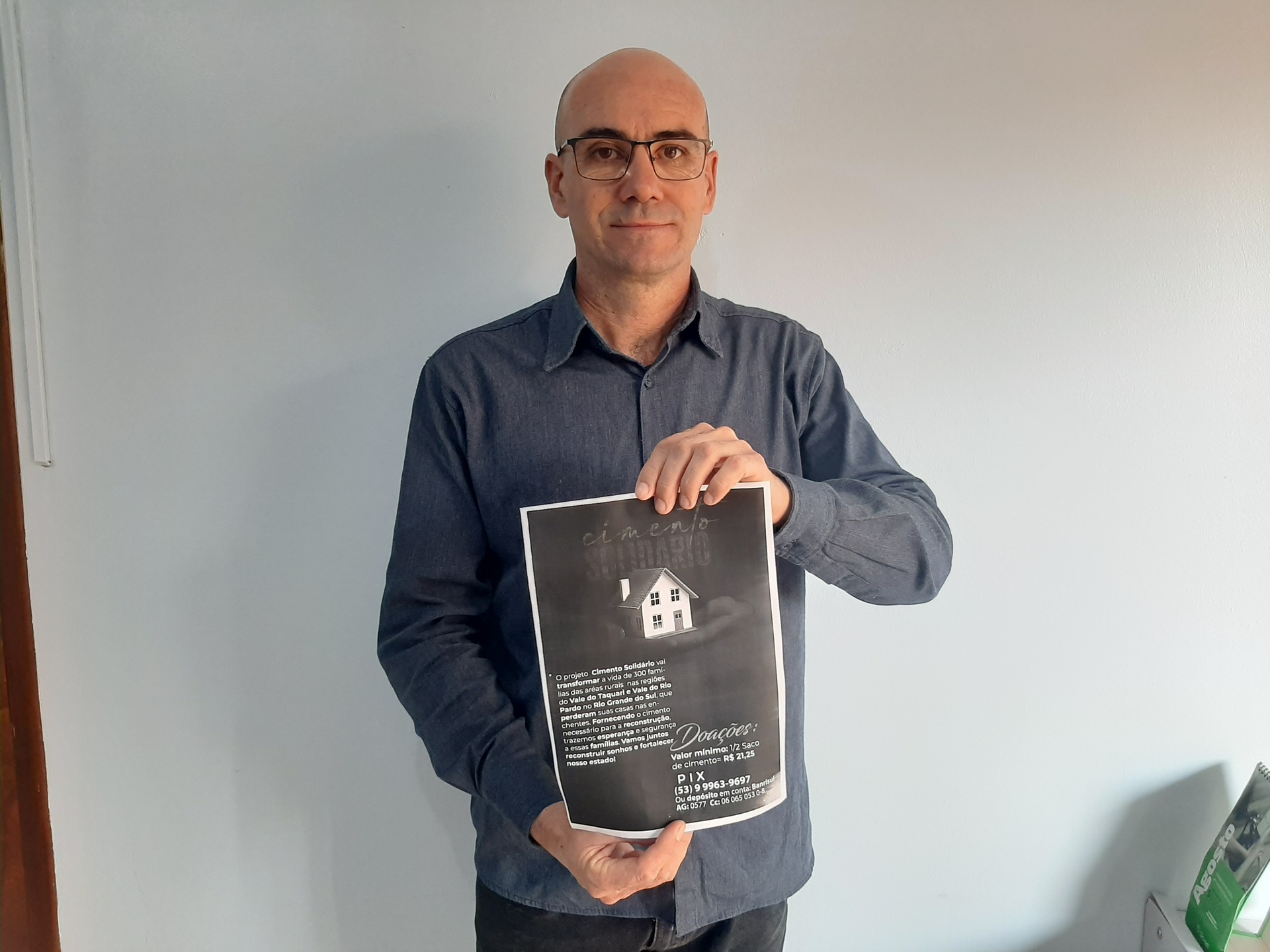 Hermelindo Ferreira é representante do Sindicato dos Mineiros e atua de forma ativa na busca pelas arrecadações na Campanha