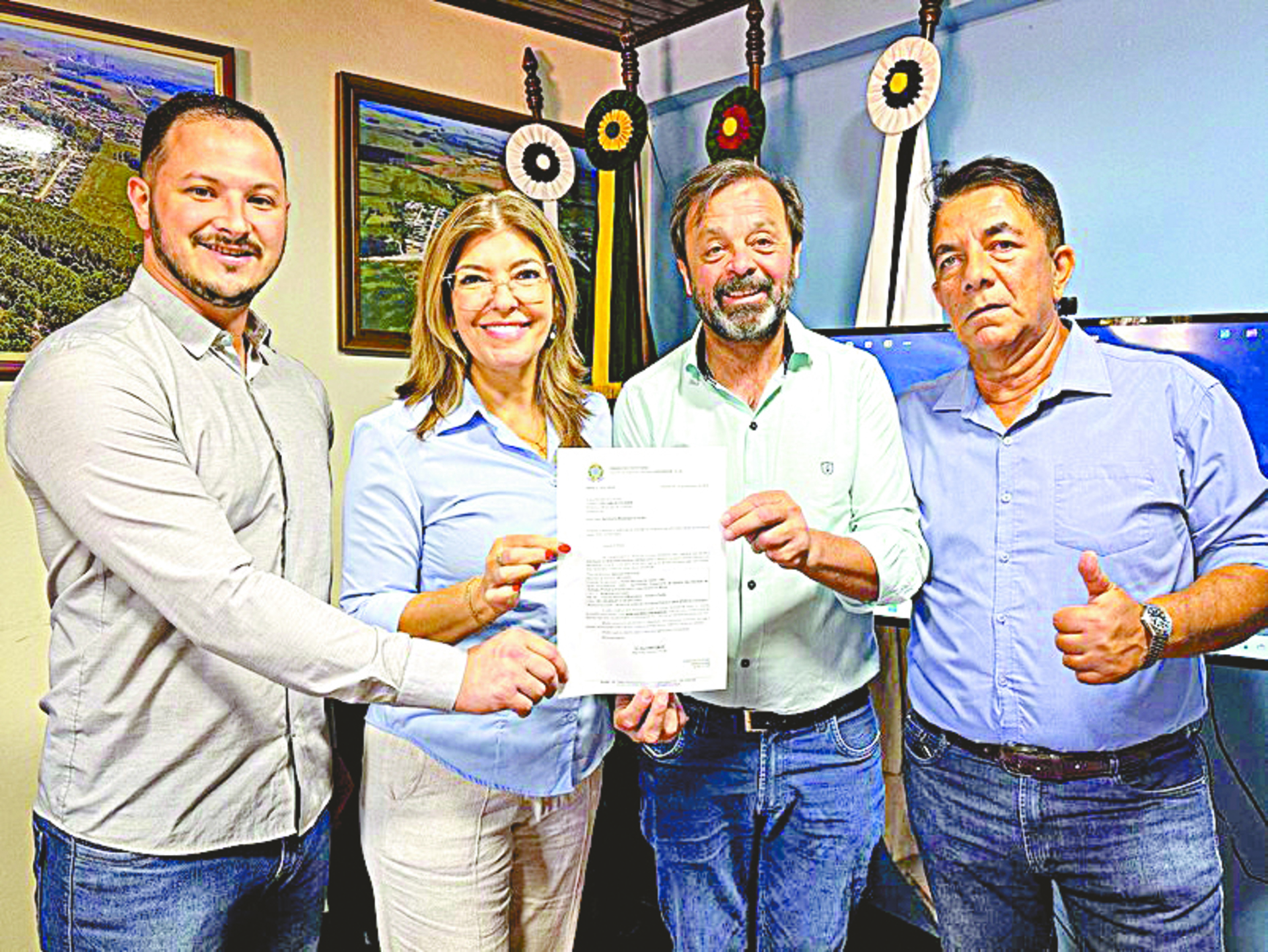 OAB Barro Preto - Folador se reúne com deputada Adriana Lara