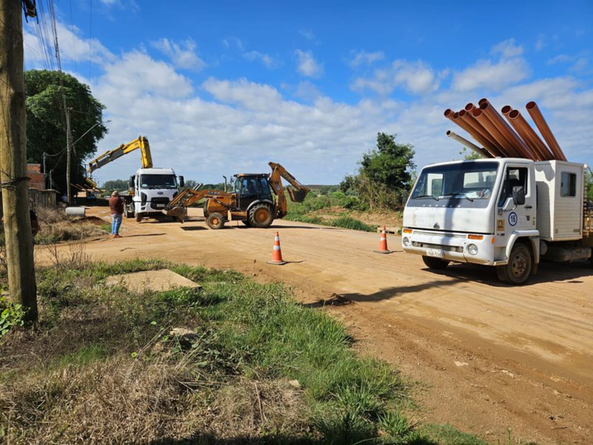Previsão de conclusão da obra é de 45 dias