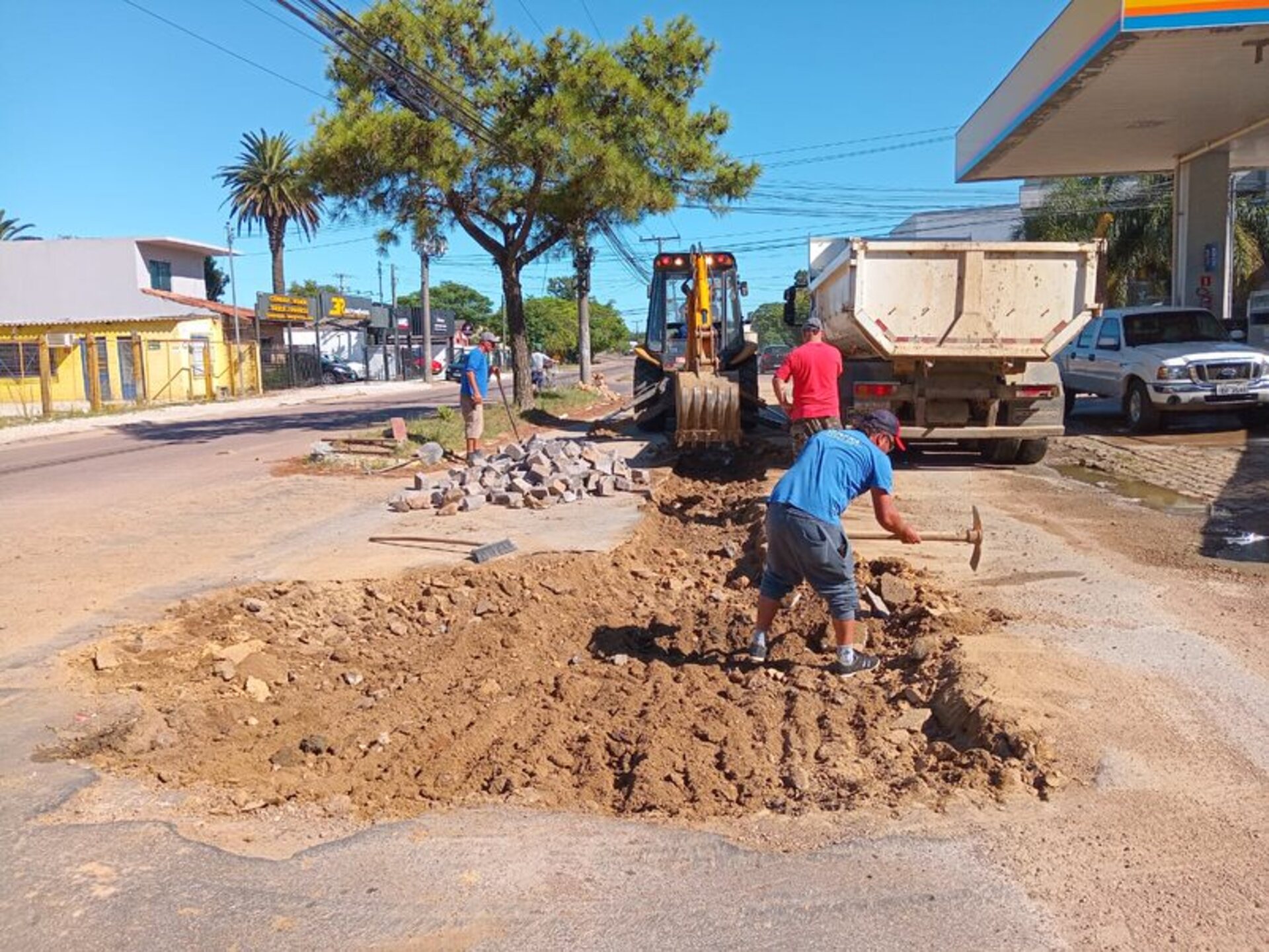 Prioridade foram vias de maior circulação