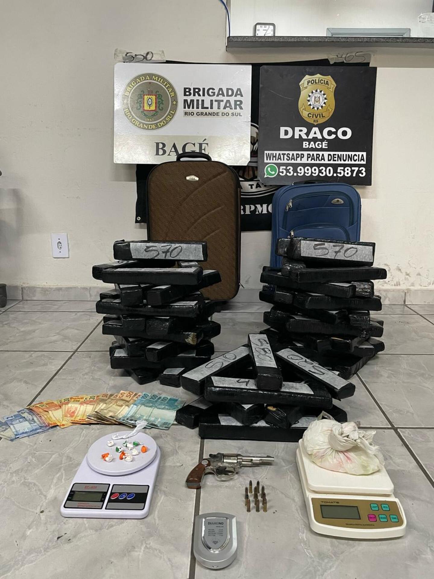 OAB Barro Preto - Civil e BM realizam operações integradas e apreendem 36 quilos de drogas