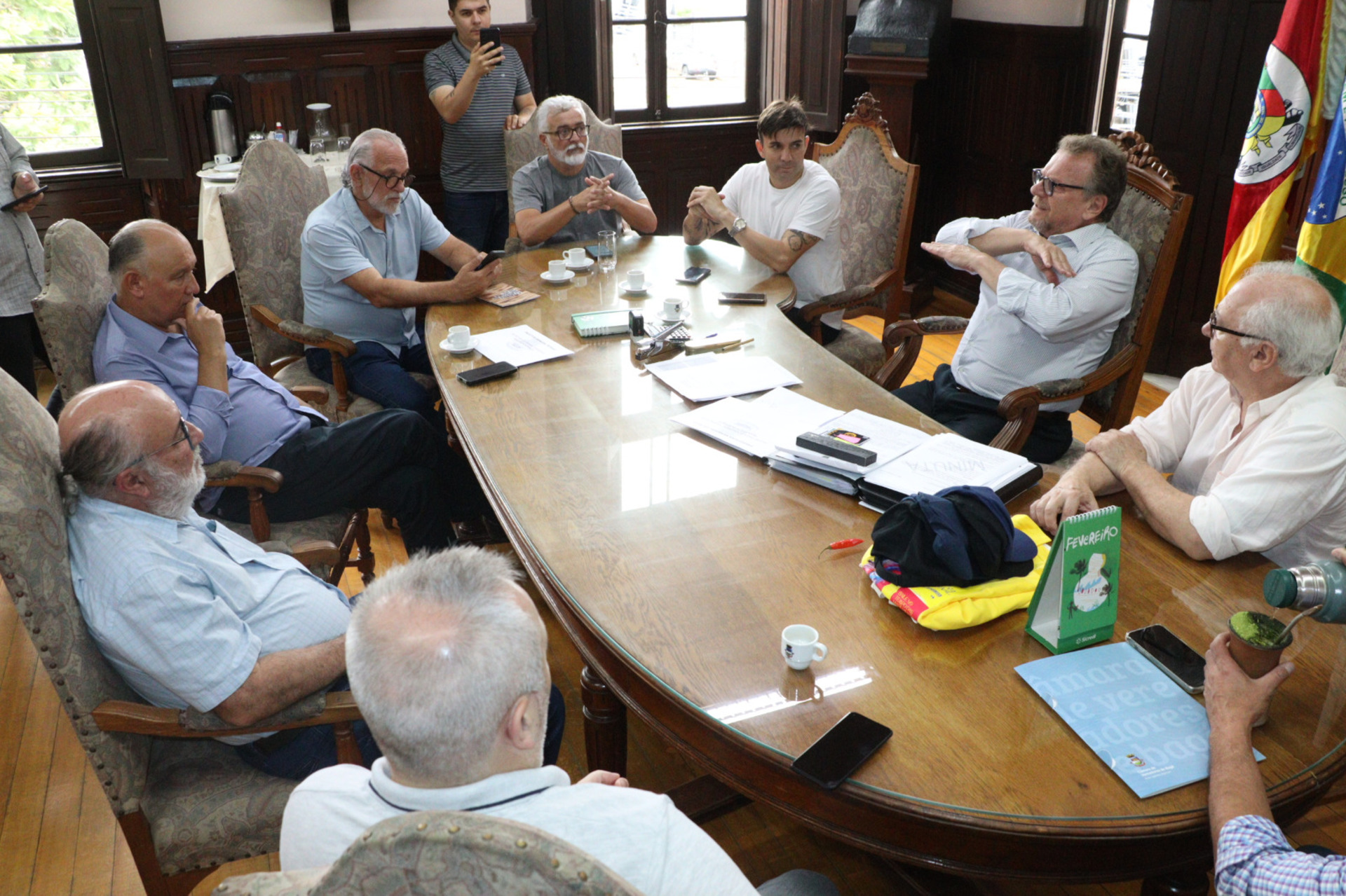 OAB Barro Preto - Primeira visita do presidente da Assembleia Legislativa é a Prefeitura de Bagé
