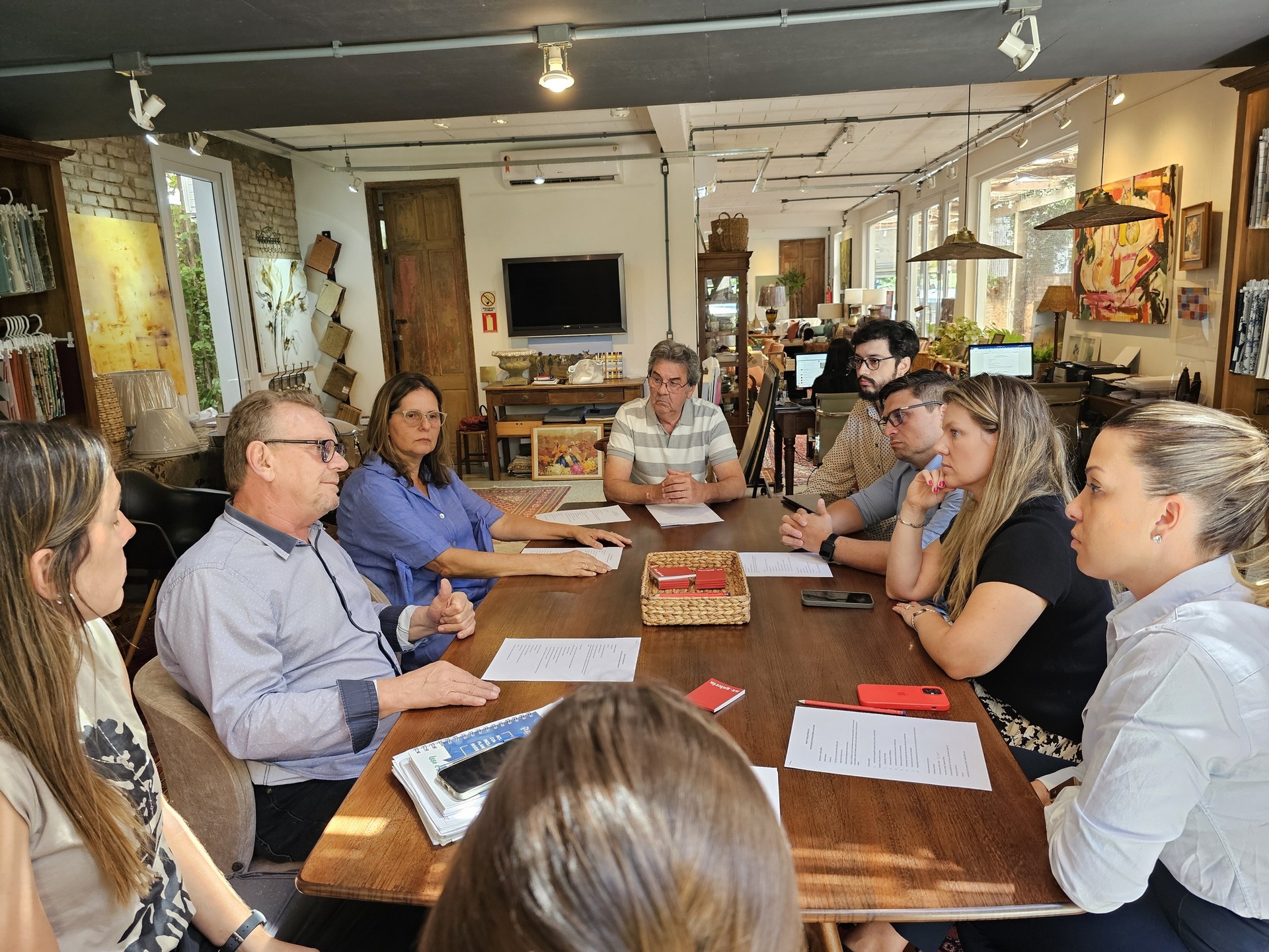 Reunião apresentou o esboço do projeto