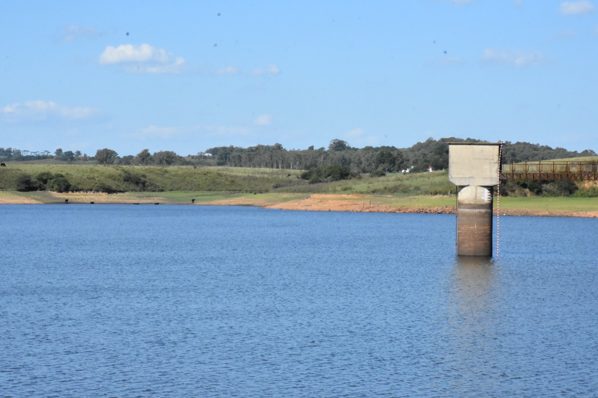 Situação atual da barragem Sanga Rasa