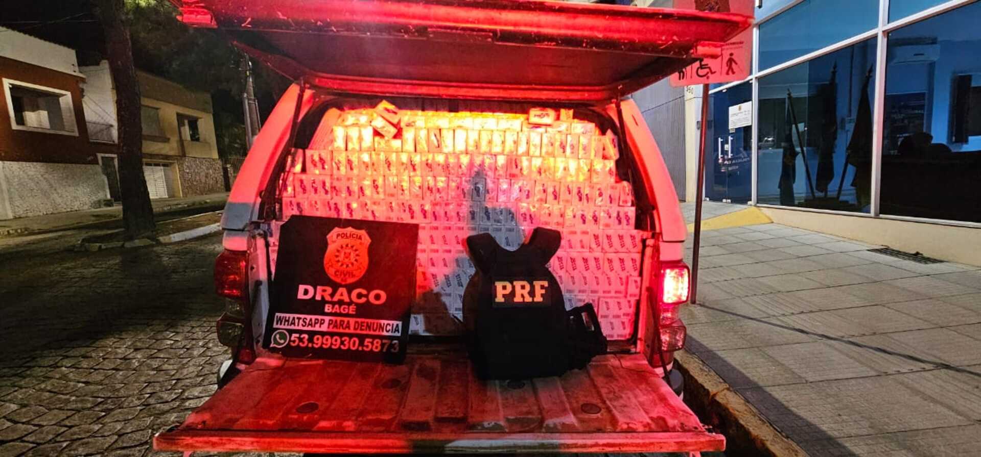OAB Barro Preto - Caminhonete funerária é flagrada com 28 mil maços de cigarros