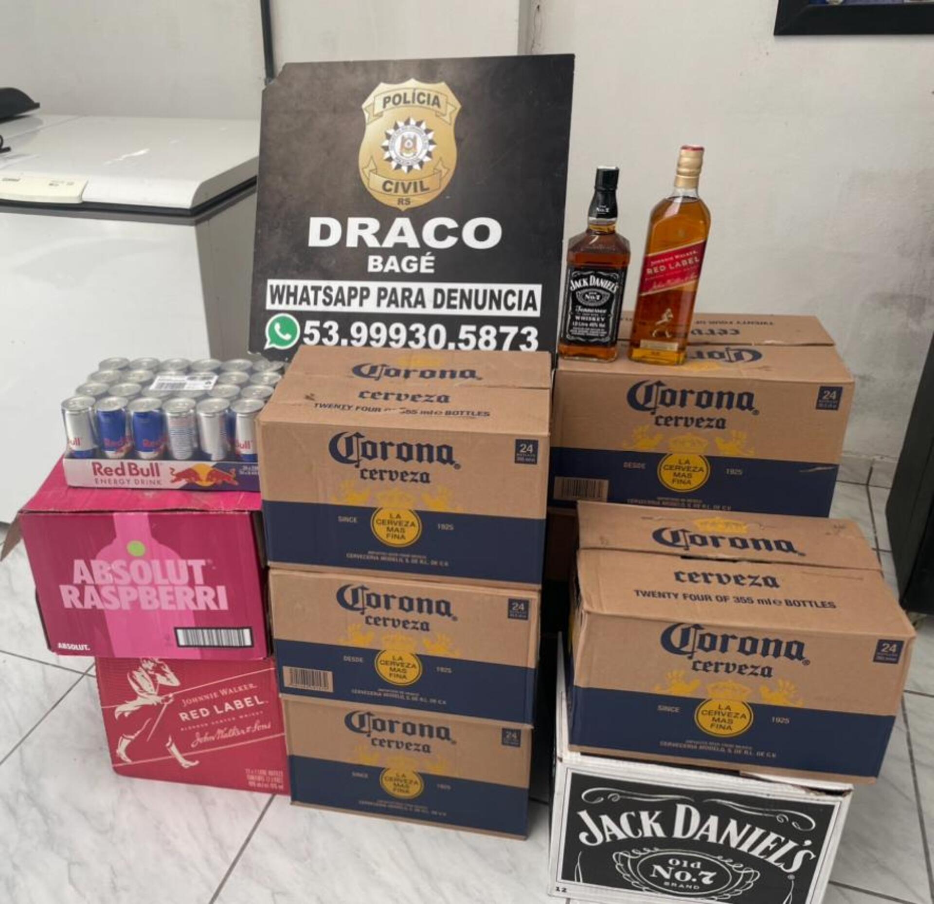 OAB Barro Preto - Polícia apreende bebidas e um diamante