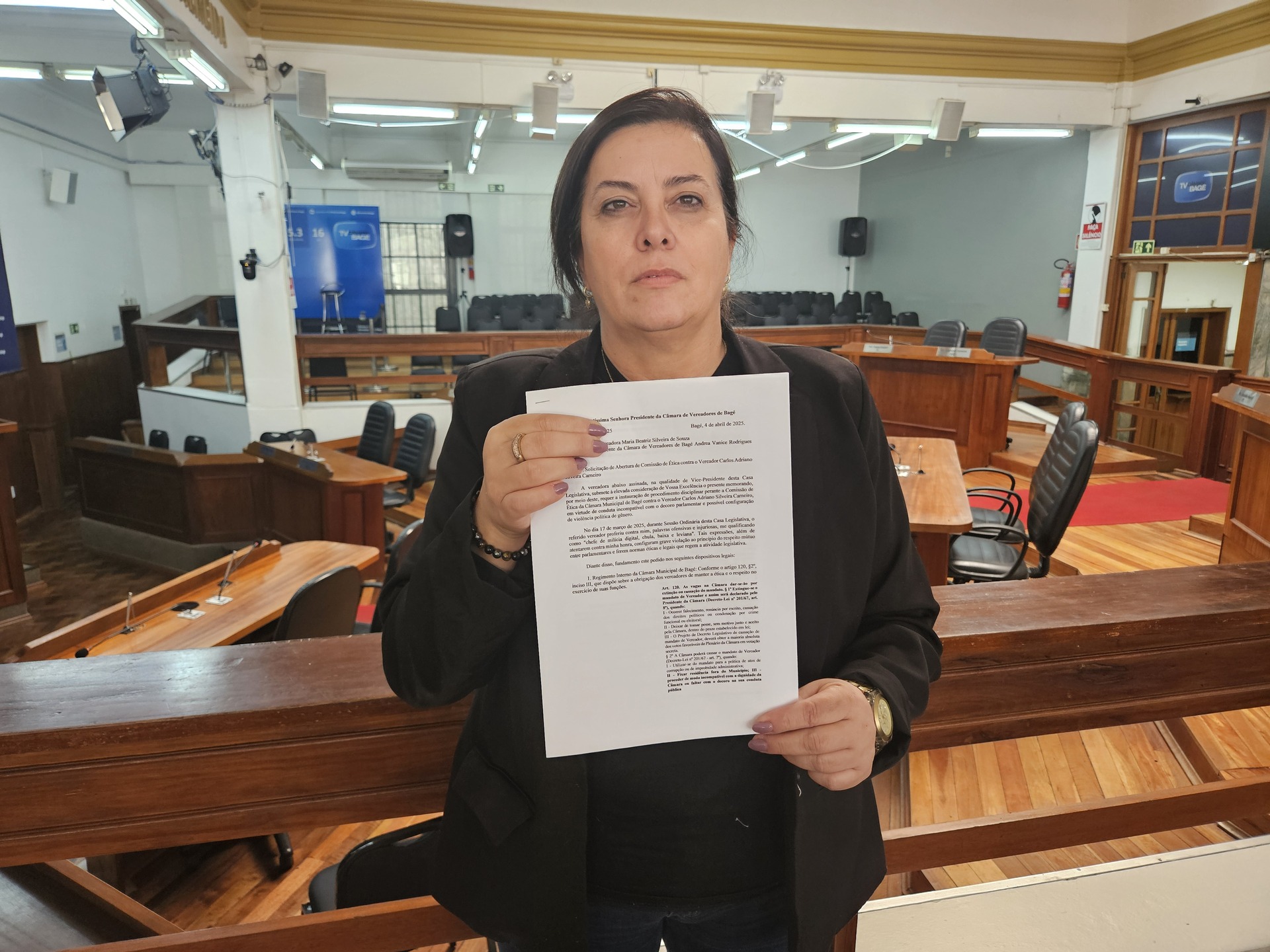 OAB Barro Preto - Beatriz Souza denuncia vereador à Comissão de Ética da Câmara