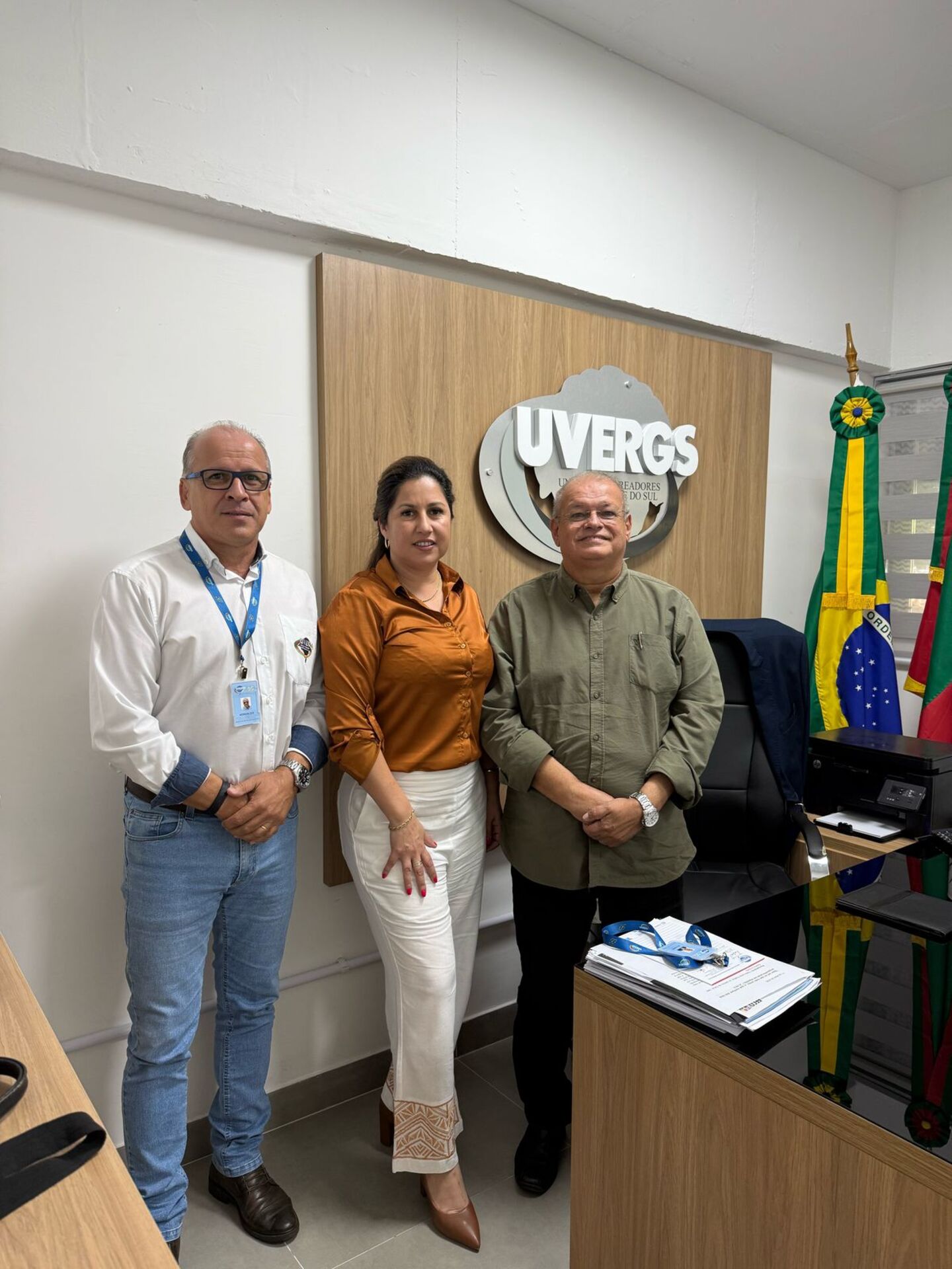 OAB Barro Preto - Andrea Gallina trata de parcerias com a Uvergs em Porto Alegre