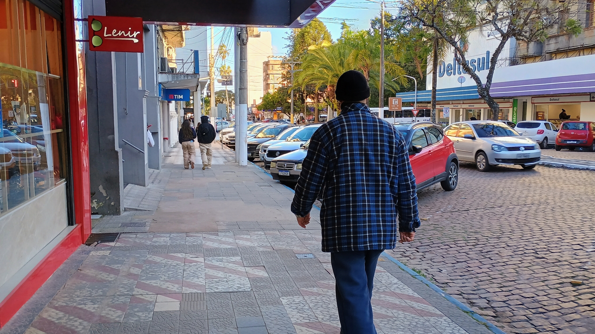 Vento congelante surpreendeu bageenses nessa segunda-feira