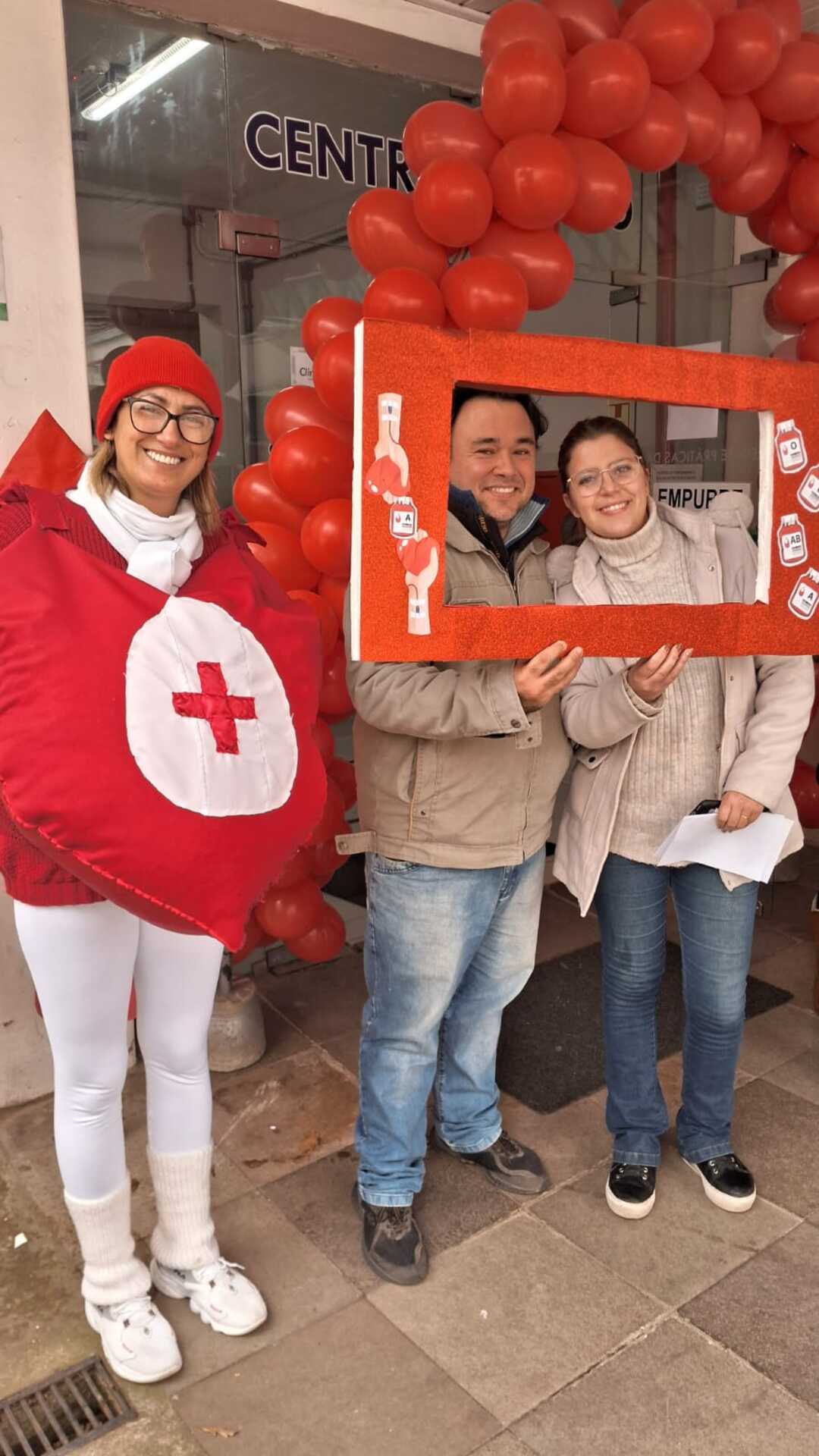 No total, 82 bolsas foram captadas