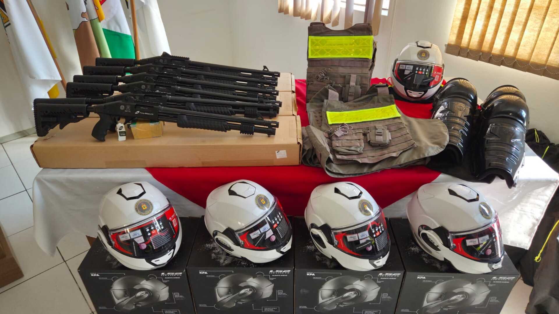OAB Barro Preto - Brigada Militar de Bagé recebe novos equipamentos
