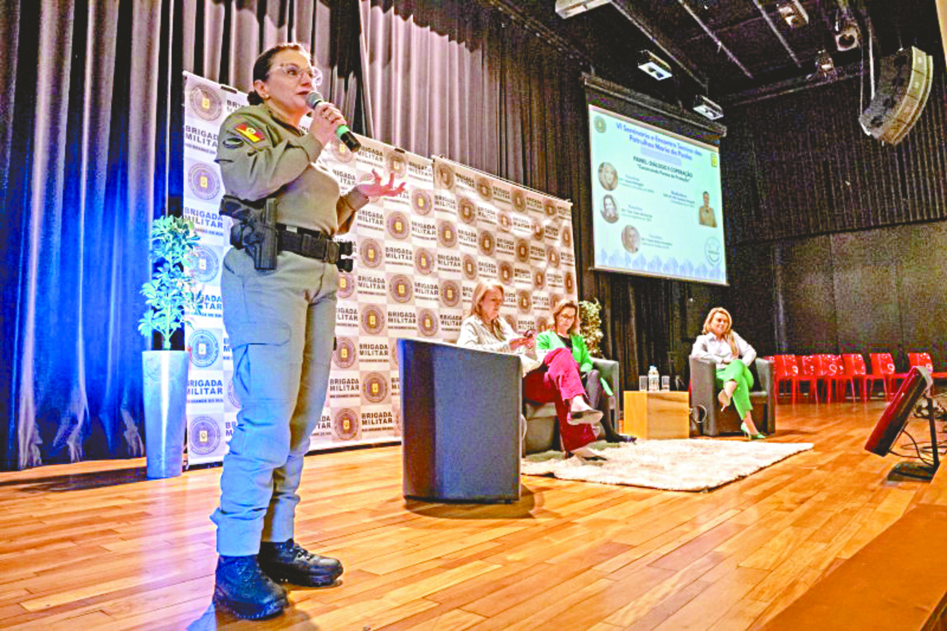 OAB Barro Preto - Brigada Militar realiza VI Seminário Técnico das Patrulhas Maria da Penha