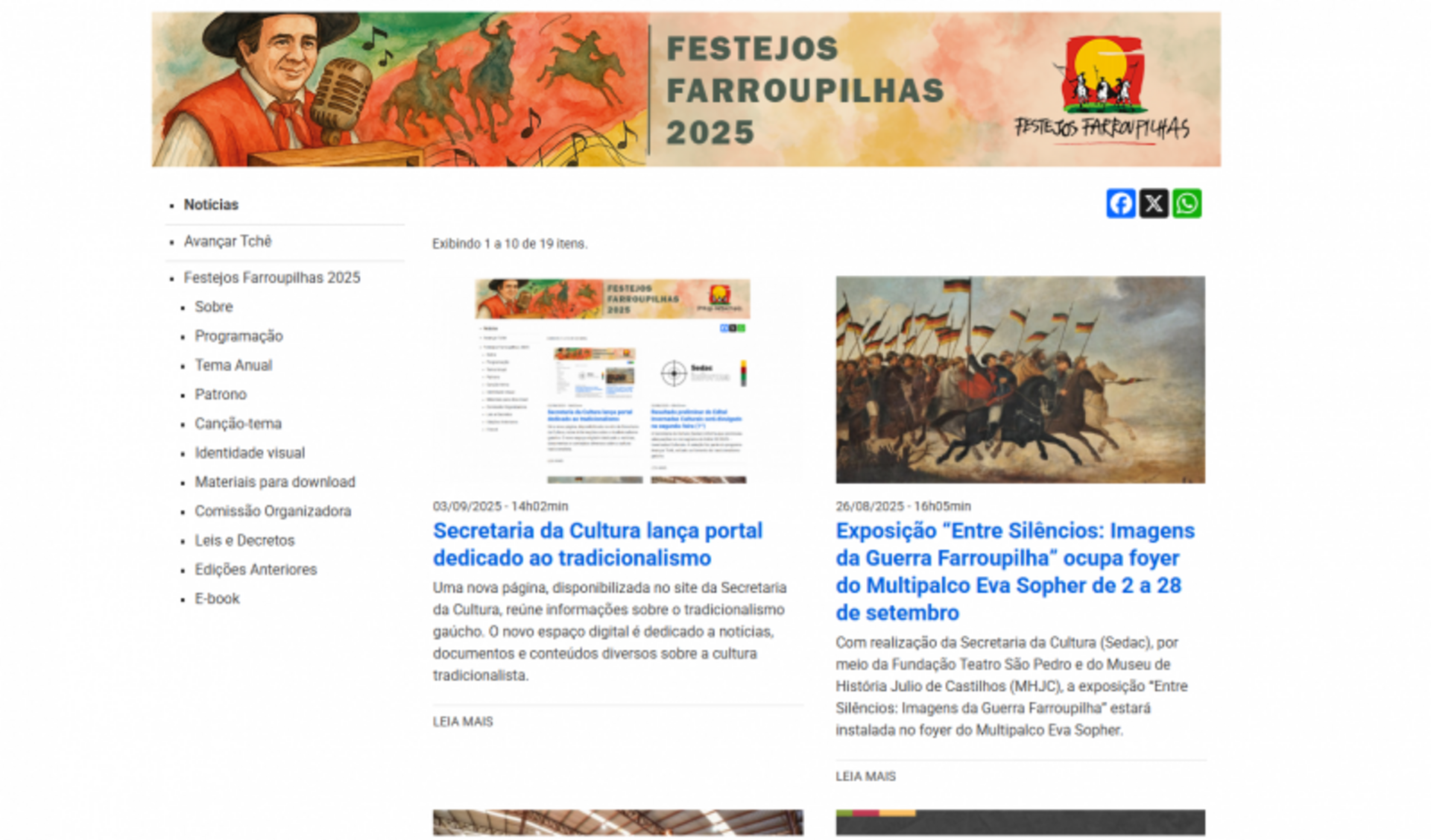 OAB Barro Preto - Cultura lança portal dedicado ao tradicionalismo