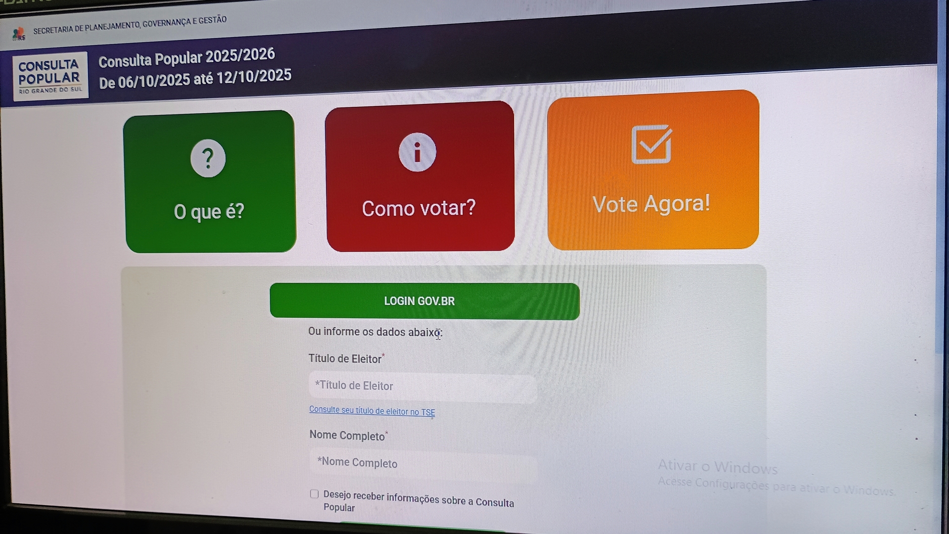OAB Barro Preto - População pode votar até domingo na Consulta Popular